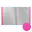 Picture of DISPLAY BOOK A4 X20 SPIRAL NEON PINK